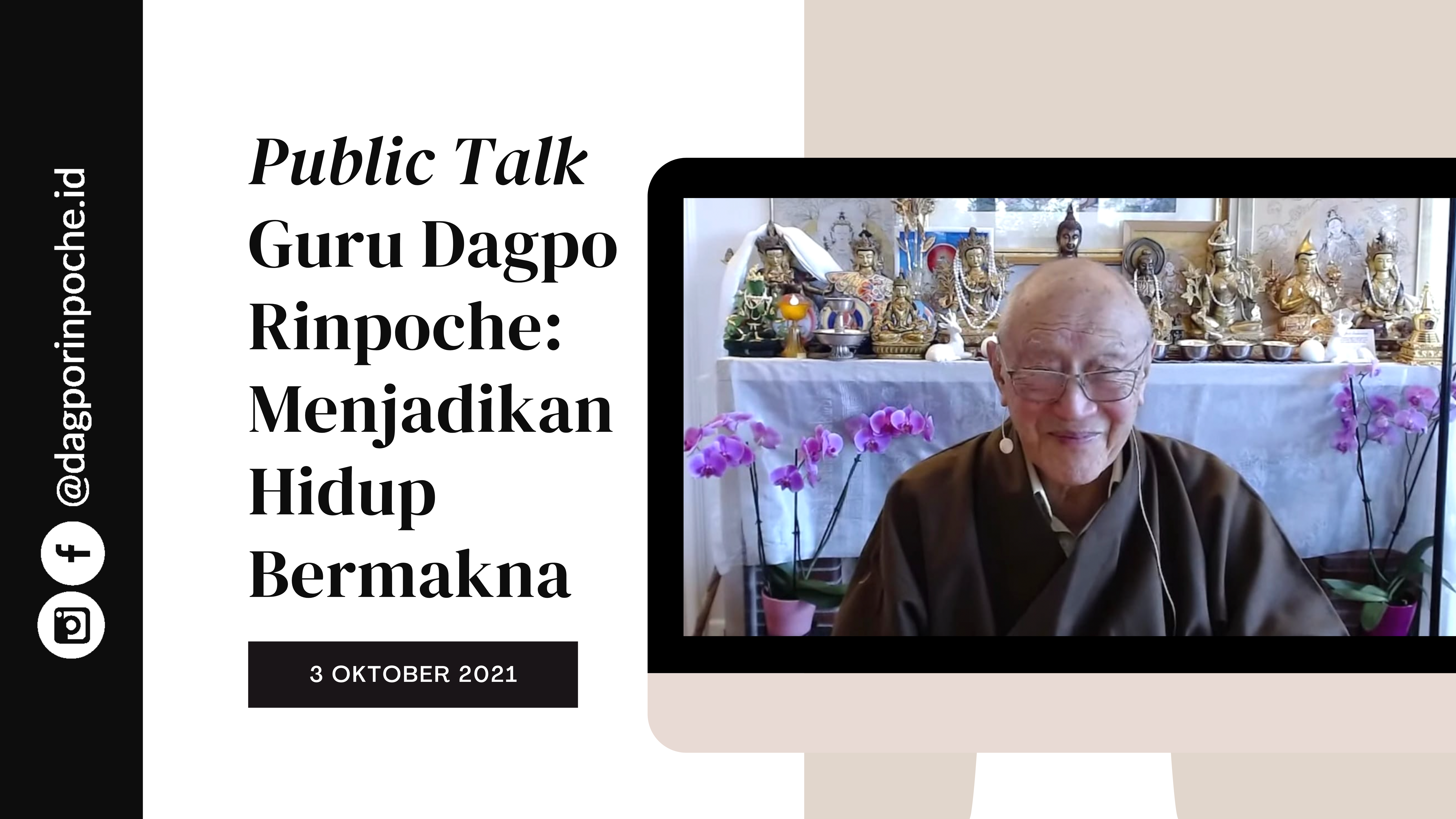 Dagpo Rinpoche's teaching